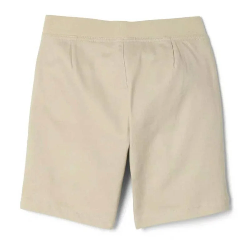 Girl's School Uniform Pull On Tie Front Shorts- Size 16 - Picture 2 of 4